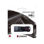 Memoria Flash USB Kingston DataTraveler Exodia Onyx 128GB Negro Mate