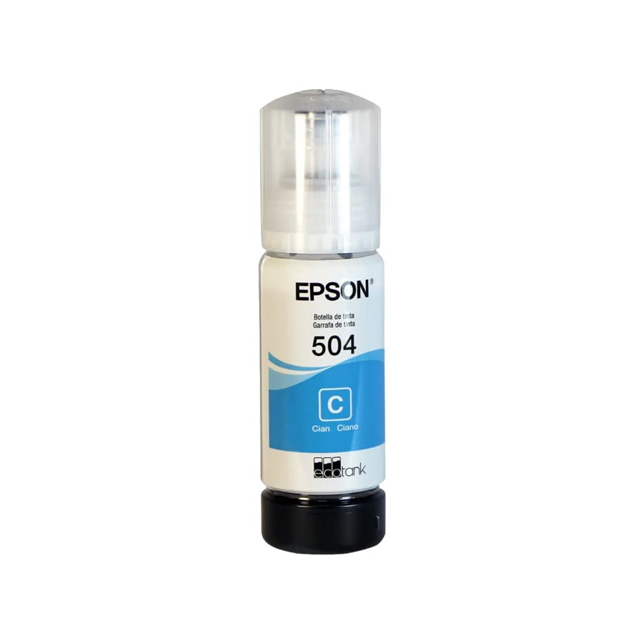 Botella de TINTA EPSON 504 Cyan 70ml