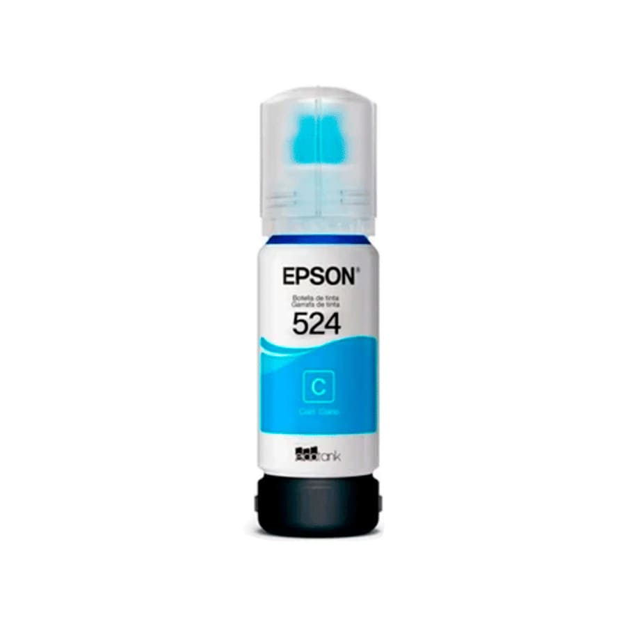 Botella de TINTA EPSON 524 CYAN